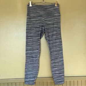 lululemon athletica Black and Gray Leggings 8
